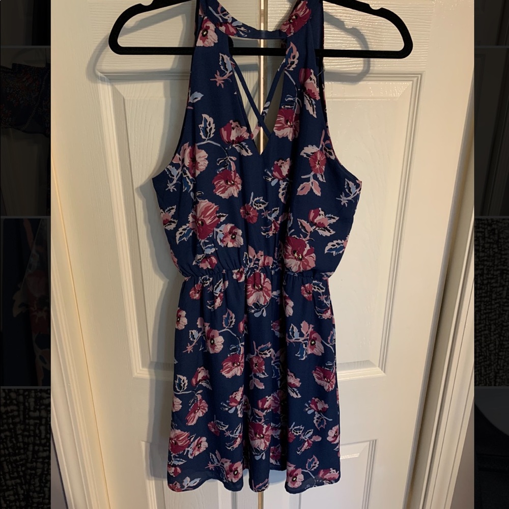 Flower-print, boutique dress, never worn